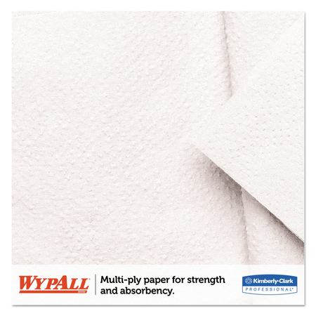Wypall Towels & Wipes, White, Pop-Up Box, Paper, 4; 88 Wipes, Unscented, 10 PK 47044